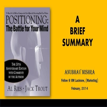 Positioning: The Battle for Your Mind