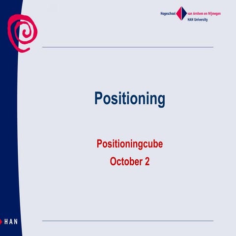 Positioning Cube | PDF