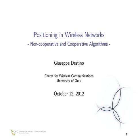 Positioning seminar 2012