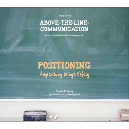 Vertiefung Positioning