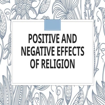 Positive and Negative Effects of Religion.pptx