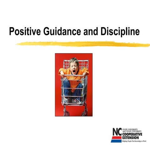 Positive guidance and discipline
