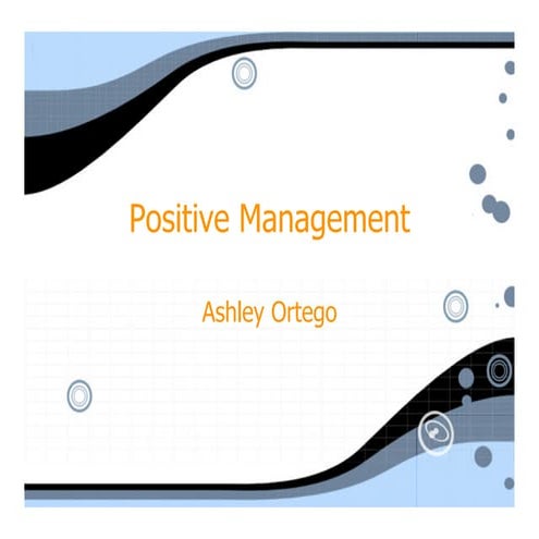 Positive Management