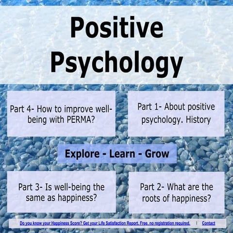 Positive psychology