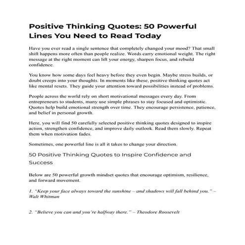 Motivational quotes for your business success | PDF