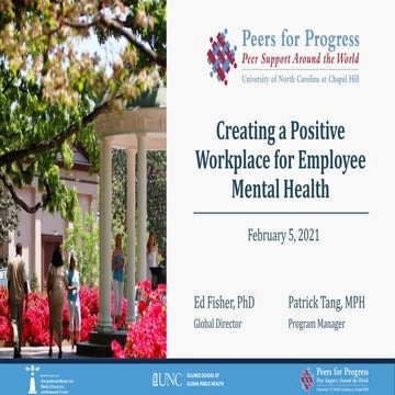 Mental Health Awareness in the Workplace | PPTX