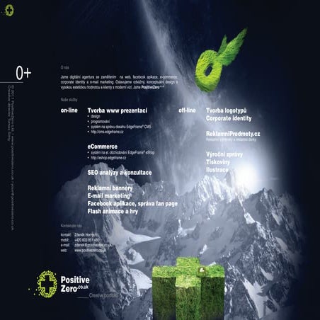 PositiveZero Creative portfolio & services | PDF
