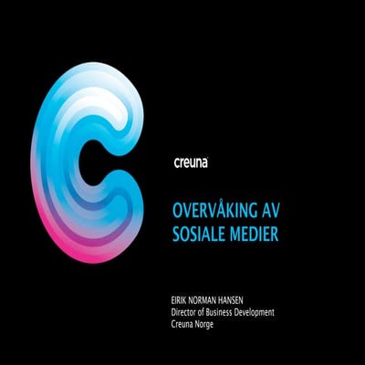 Overvåking av sosiale medier