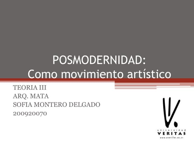 Posmodernidad
