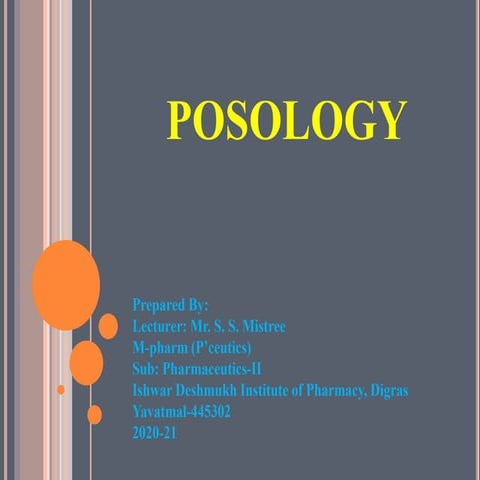 Posology