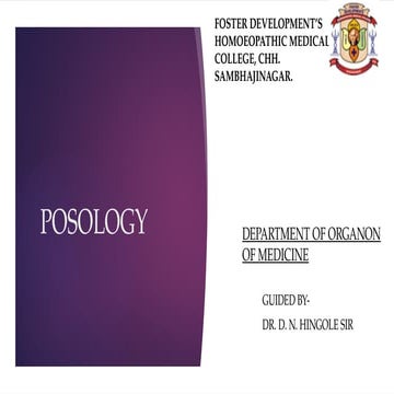 POSOLOGY ORGANON for organon seminars.pptx