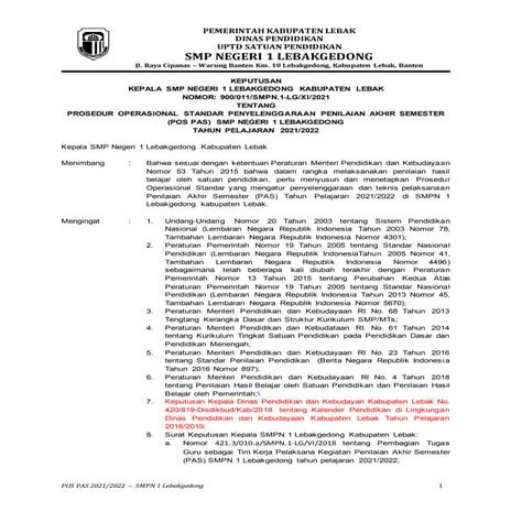Pos pas 2021 2022 | DOCX