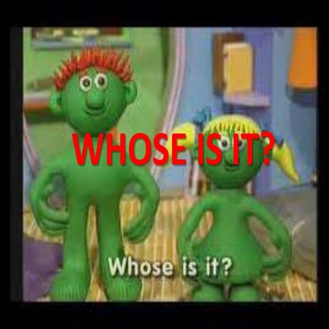 Possessive case and possessive adjectives page 7