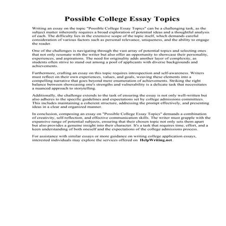 Possible College Essay Topics.pdf