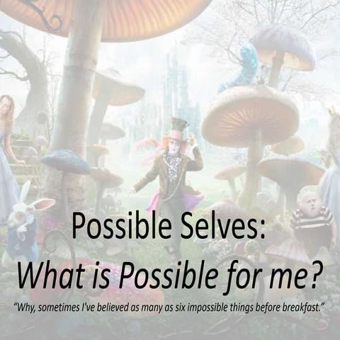 Possible selves revised for august 1