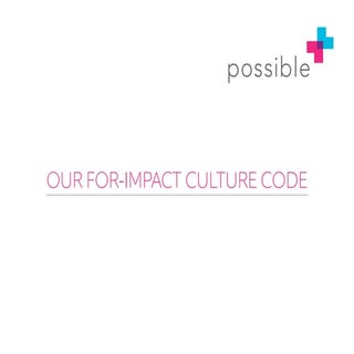 Possible's For-Impact Culture Code
