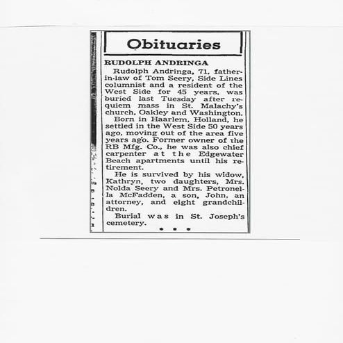Post-Burial Obituary for Rudolph Andringa (1960).pdf
