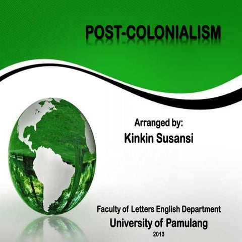 Post colonialism