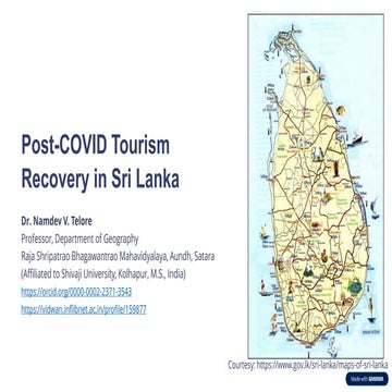 Post-COVID Tourism Recovery in Sri Lanka | PDF