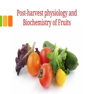 Post-harvest physiology and biochemistry of fruits.pptx
