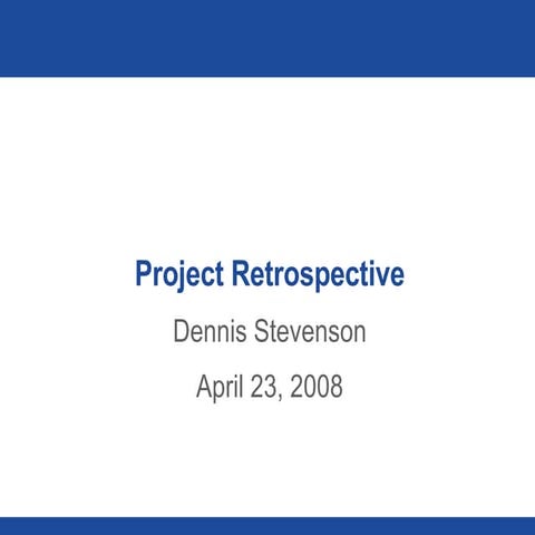 Post Mortem Template