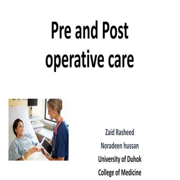 Post operative-care,gynecology and obstetric