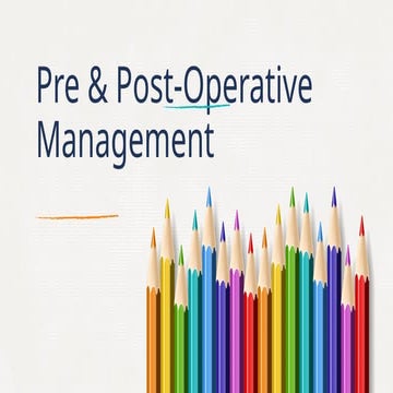 Post-operative nursing care for nursing students- Post-operative ...