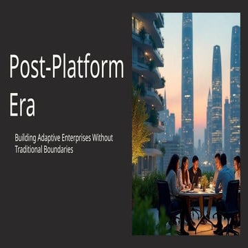 Post-Platform Era: Building Adaptive Enterprises Without Traditional Boundaries