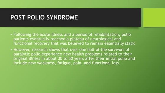 Polio | PPT