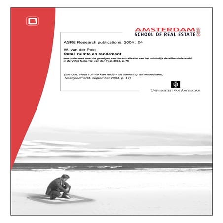 Post Scriptie Gevolgen 5enota Op Detailhandelvestigingsbeleid