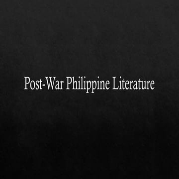 A Presentation about Post-War Philippine Literature.pptx