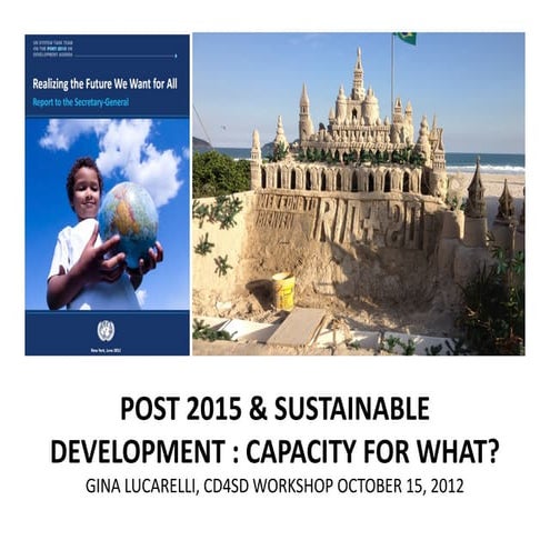 Post 2015 and Sustainable Development | PDF