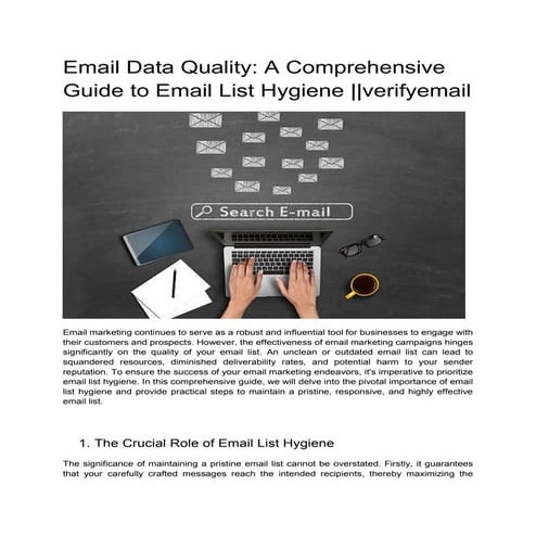 Email List Hygiene Guarantees: Boost Open Rates & Engagement