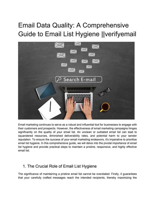 Email List Hygiene Guarantees: Boost Open Rates & Engagement 1 Email List Hygiene Guarantees: Boost Open Rates & Engagement