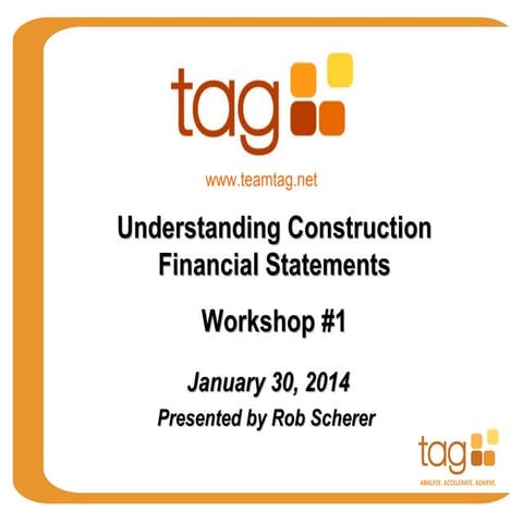 Understanding Construction Financial Statements