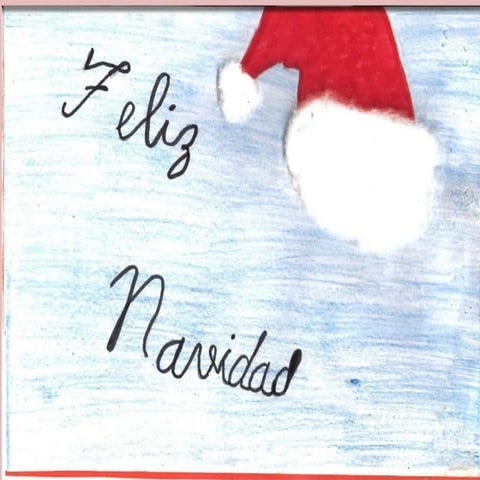 Postal felicitación de Lumpiaque 3º ciclo