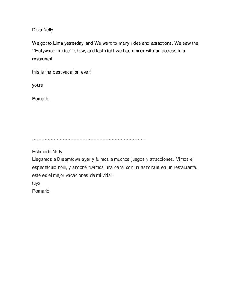 Postal ingles ingles