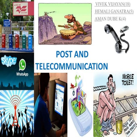 Post and telecommunication in India