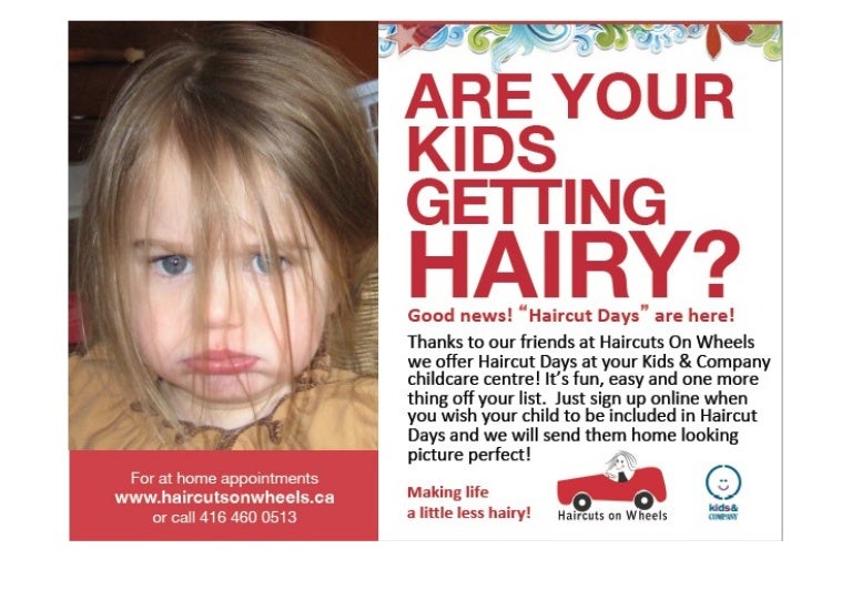 Haircut Days at Kids & Company