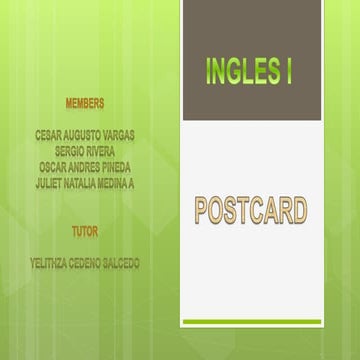 Postcard grupal | PPTX
