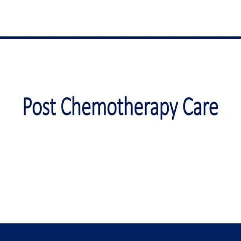 Post chemotherapy care ver 1.0