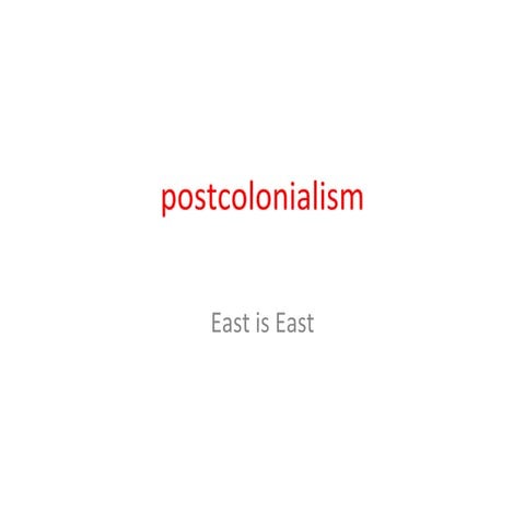 Postcolonialism12