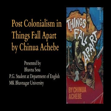 Post colonialism in Things Fall Apart