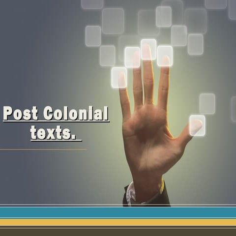 Postcolonial literature