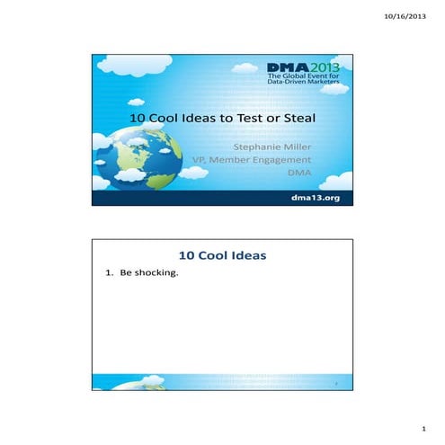 PostCon: Email Part 8- 10 Cool Ideas to Test or Steal