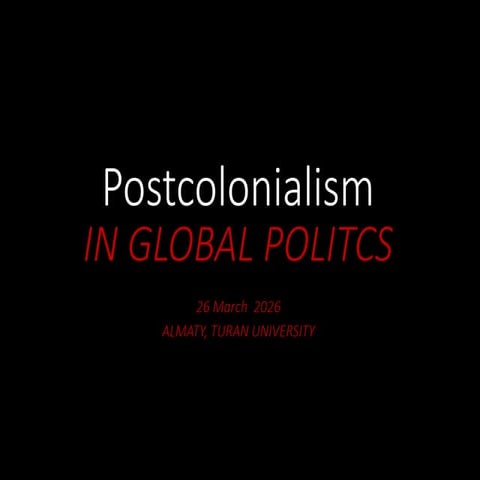 Postcolonial theory | PPTX