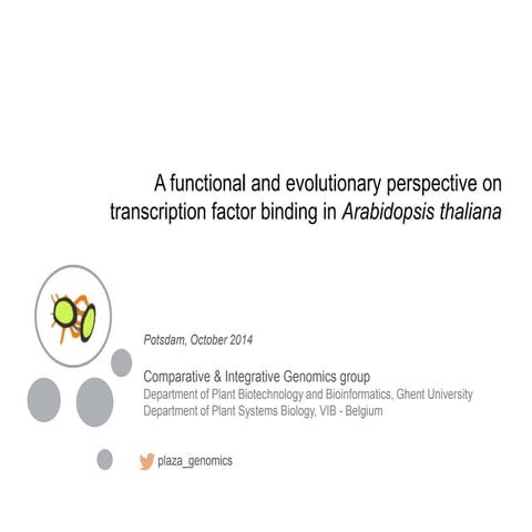 Transcription regulatory elements | PPTX
