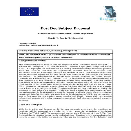 Postdoc subject | PDF