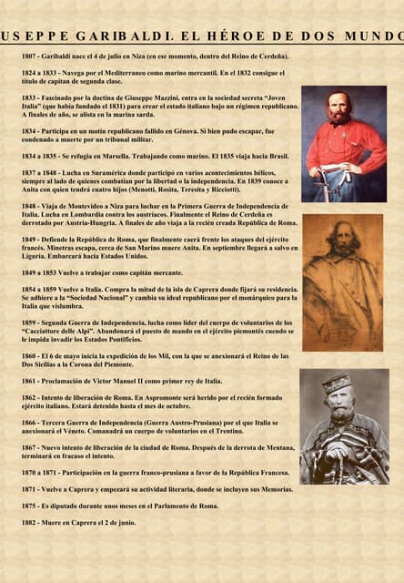 Garibaldi e La Spedizione Dei Mille