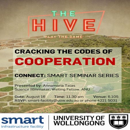 SMART Seminar Series: Cracking the Code of Cooperation